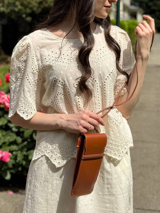 Beige Embroidered Set